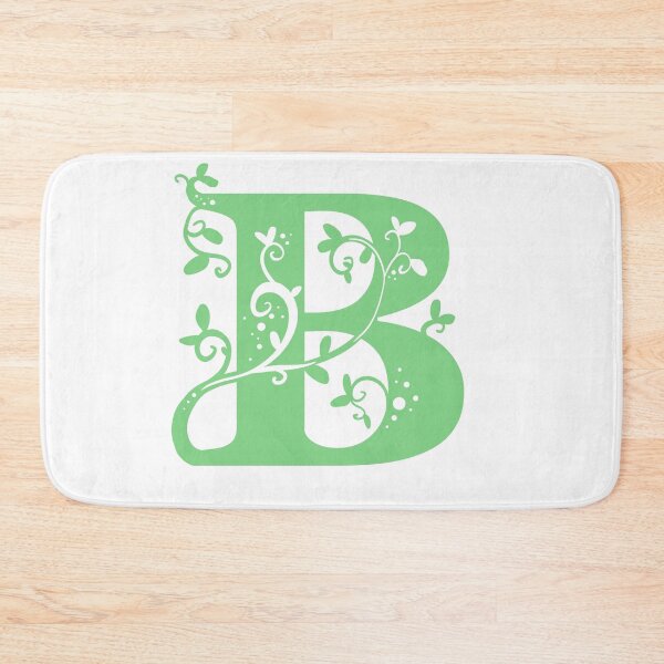 Item preview, Green Capital Letter B With Vines designed and sold by Victoria Lehnard.