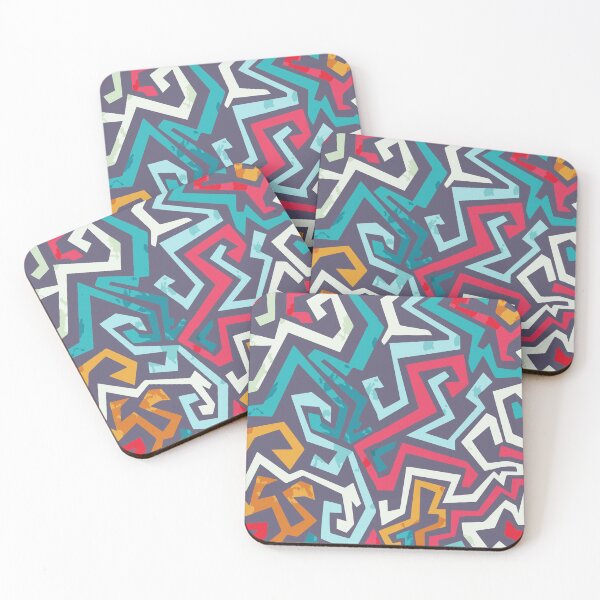 Item preview, Modern Line Swirl Abstract Pattern in color designed and sold by ARTHEMID.