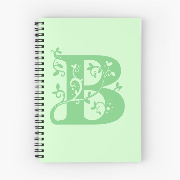Item preview, Green Capital Letter B With Vines V2 designed and sold by Victoria Lehnard.