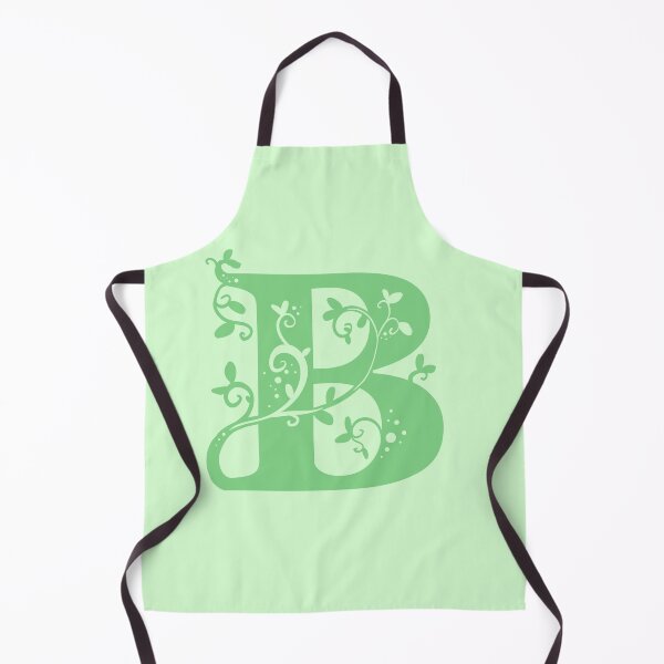 Item preview, Green Capital Letter B With Vines V2 designed and sold by Victoria Lehnard.