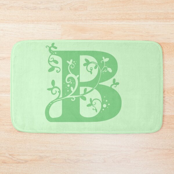 Item preview, Green Capital Letter B With Vines V2 designed and sold by Victoria Lehnard.