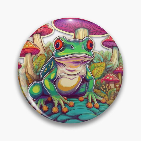 Item preview, Mushroom Garden Frog Fiver designed and sold by Dr. Neeko.