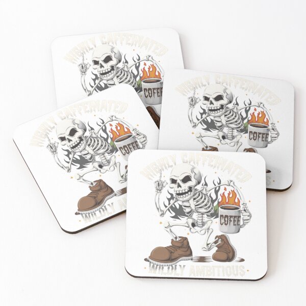 Item preview,   HIGHLY CAFFEINATED WILDLY AMBITIOUS  designed and sold by bittucreates.