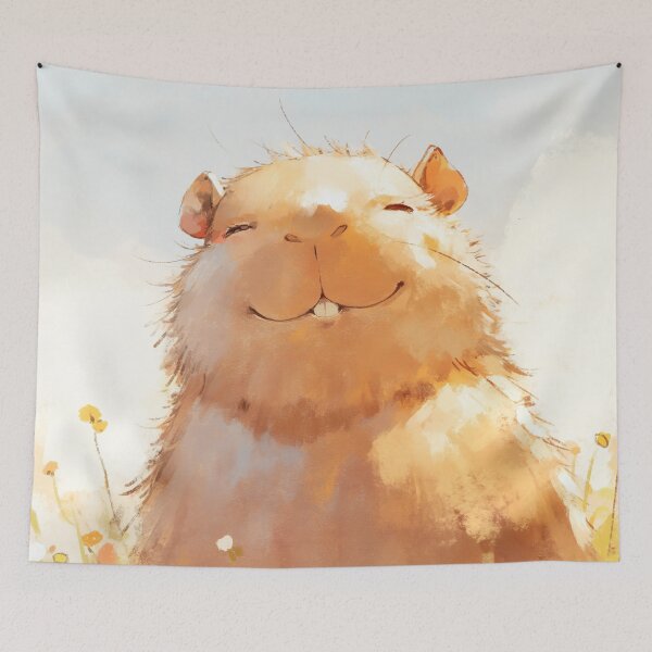 Item preview, Squishy Relaxed Capybara designed and sold by AshiraCreations.