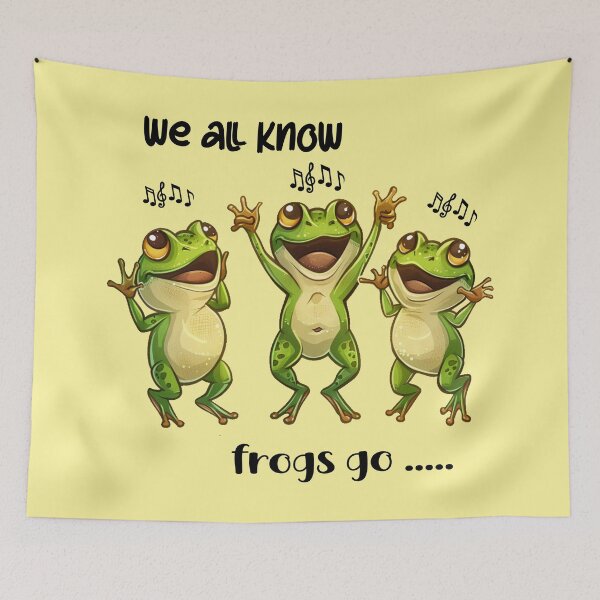 Item preview, Happy Frogs Singing Band designed and sold by LetsPrintzNow.
