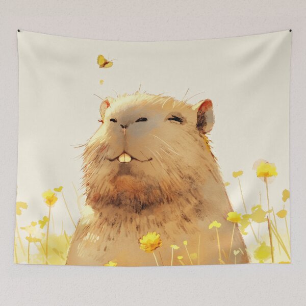 Item preview, Capybara Goofy Smile designed and sold by AshiraCreations.