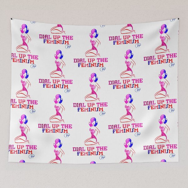 Item preview, Dial Up the Feminism Art designed and sold by Kalli Taub Art.