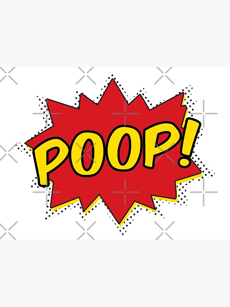 Super Poop Poster By Teesaurus Redbubble