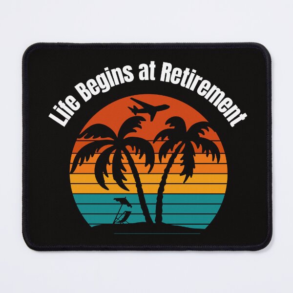 Item preview, Life Begins at Retirement: Inspiring Tee for Retirees designed and sold by LoliDesignShop.