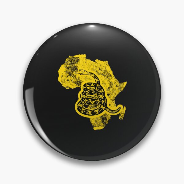 Item preview, Distressed AFRICA   - Freedom Is The Superpower -  Gadsden Snake Flag - Dont Tread On Me design designed and sold by pelagio.