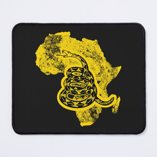 Item preview, Distressed AFRICA - Freedom Is The Superpower - Gadsden Snake Flag - Dont Tread On Me design designed and sold by pelagio.