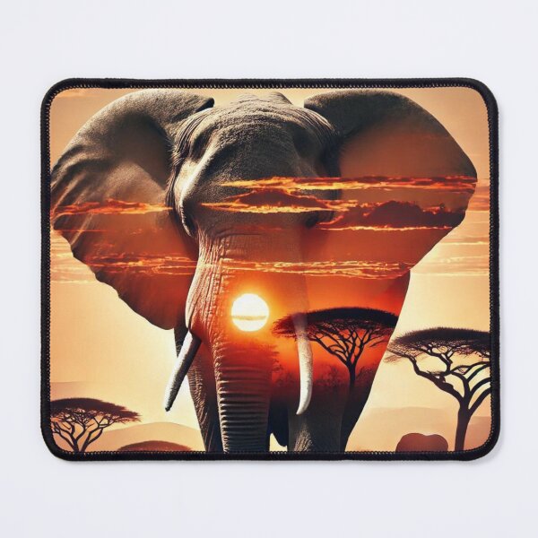 Item preview, Elephant Sunset Harmony designed and sold by takeng07.