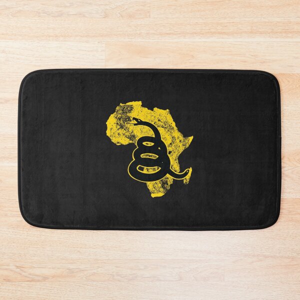 Item preview, Distressed AFRICA   - Freedom Is The Superpower -  Gadsden Snake Flag - Dont Tread On Me design silhouette designed and sold by pelagio.