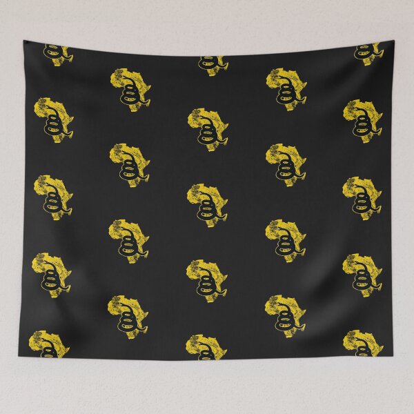 Item preview, Distressed AFRICA   - Freedom Is The Superpower -  Gadsden Snake Flag - Dont Tread On Me design silhouette designed and sold by pelagio.