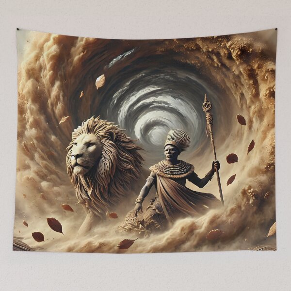Item preview, The Lion and the Shaman designed and sold by Astralia.