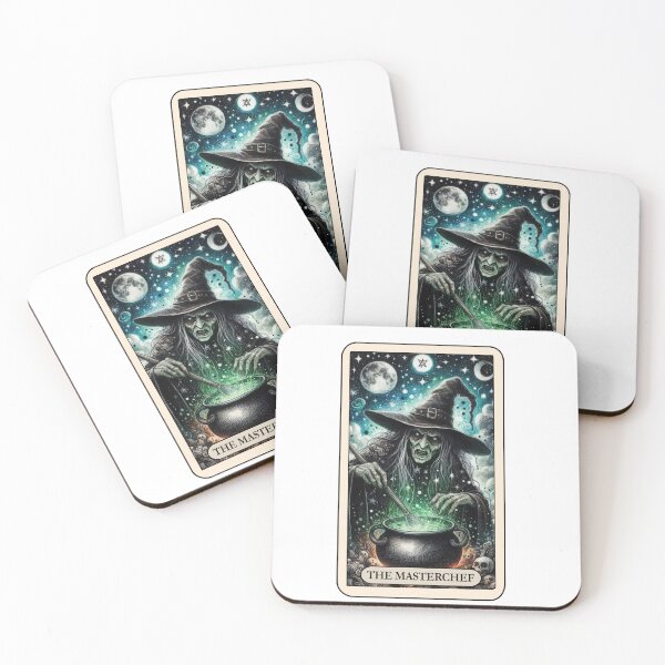 Item preview, Halloween The Witch MasterChef, Stirring the Pot - Funny Halloween Tarot Cards designed and sold by vallass.