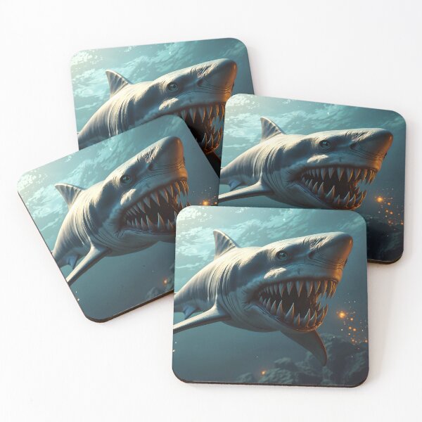 Item preview, Cool Scary Megalodon Shark designed and sold by TheArtOfPat.
