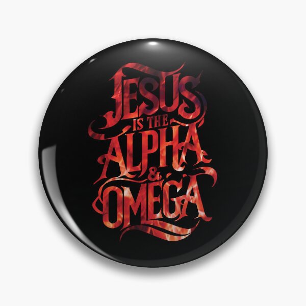 Artikelvorschau, Jesus ist das Alpha und Omega/Feuer entworfen und verkauft von DestinyReborn.