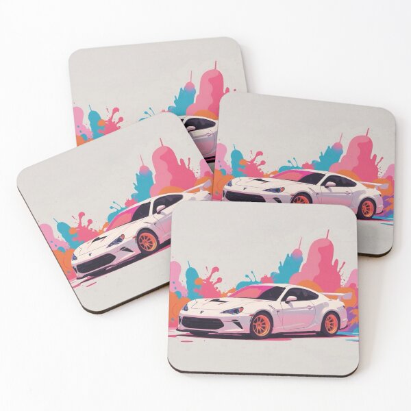 Item preview, White Sports Car Paint Splash designed and sold by JohnChocolate.