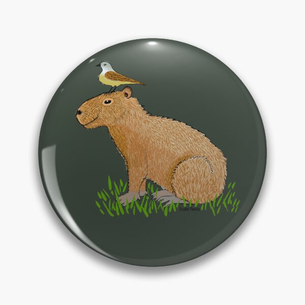 Item preview, Capybara with caracara designed and sold by Joslin Fields.