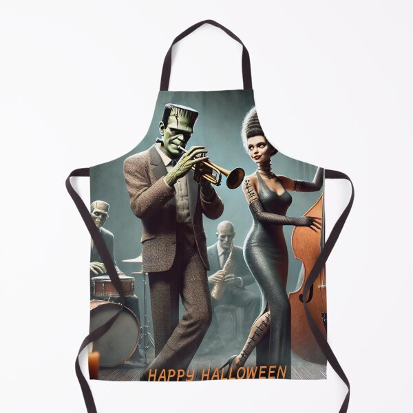 Item preview, Happy Halloween with Frankenstein's Jazz Ensemble designed and sold by MySheetMusicArt.