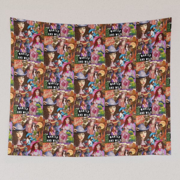 Item preview, Cowgirl Chappell Roan // Muppet Collage Art designed and sold by Evan Bode.
