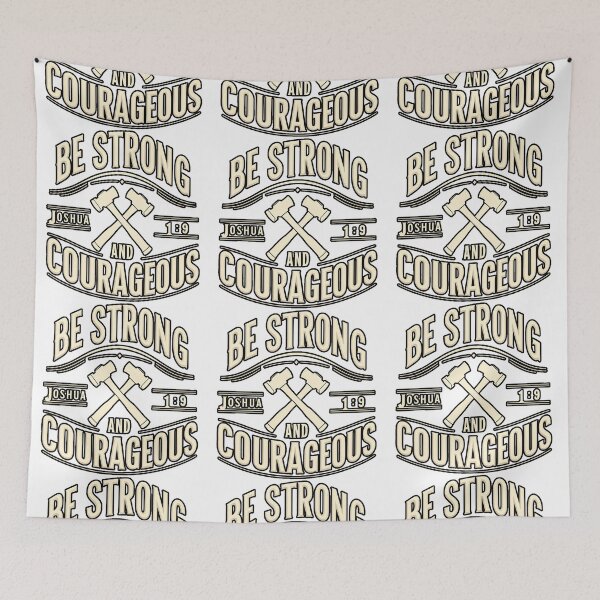 Item preview, Be Strong and Courageous designed and sold by LAdigitals.