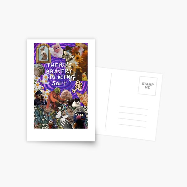 Item preview, Bravery in Being Soft // Muppet Collage Art designed and sold by Evan Bode.