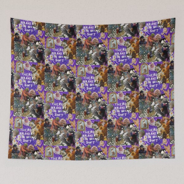 Item preview, Bravery in Being Soft // Muppet Collage Art designed and sold by Evan Bode.