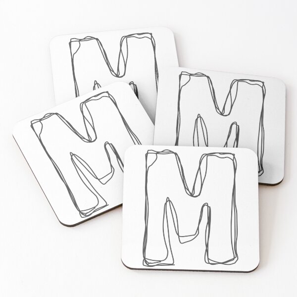 Item preview, Letter M Sketched designed and sold by f0rg3t-m3-n0ts.