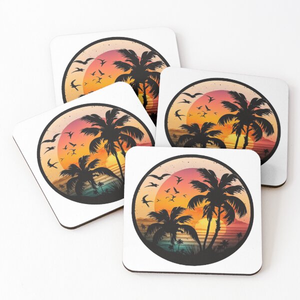 Item preview, Palm Tree Sunset designed and sold by TwoDotShop.