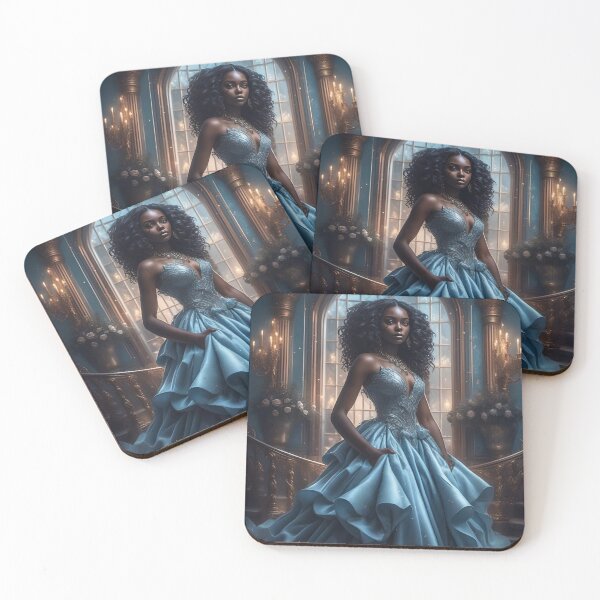 Item preview, Fancy Blue Formal Gown designed and sold by Fantasy-Fashion.