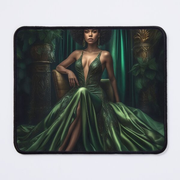 Item preview, Modern Green Formal Gown designed and sold by Fantasy-Fashion.