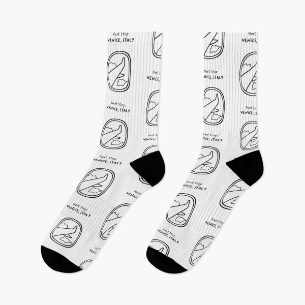 Item preview, Venice, Italy | Illustration of an Airplane Window View | Handwritten-style Font designed and sold by RM-Journey.