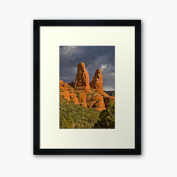 Peace Threatend Framed Art Print