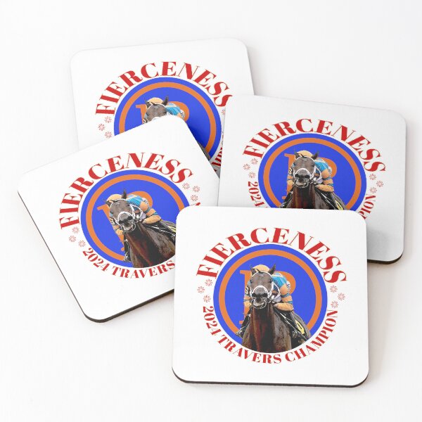 Item preview, 2024 Travers Stakes Champion Fierceness design designed and sold by Ginny Luttrell.
