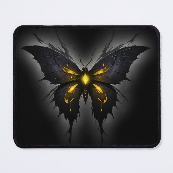 Item preview, Midnight Monarch – Mystical Yellow & Black Butterfly Design ?? designed and sold by OfficialBDC.