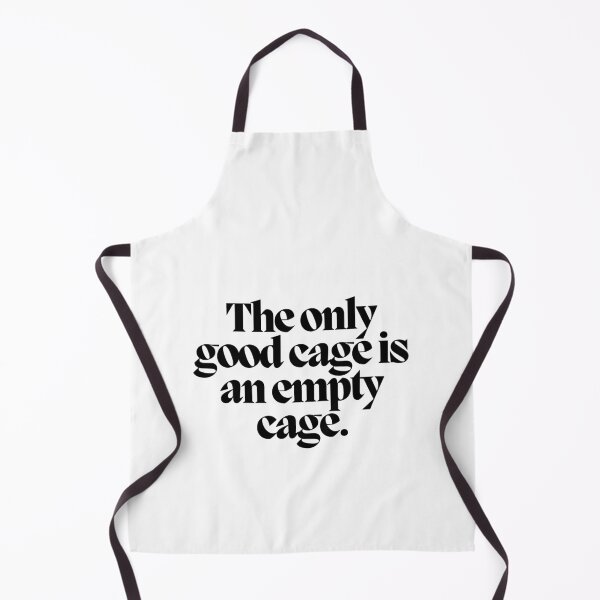 Item preview, The only good cage is an empty cage. designed and sold by CharmStudio.