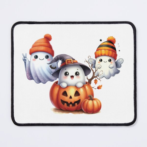 Item preview, Halloween 3 Little Ghost Pumpkin friends - Trick o Treat Party designed and sold by vallass.