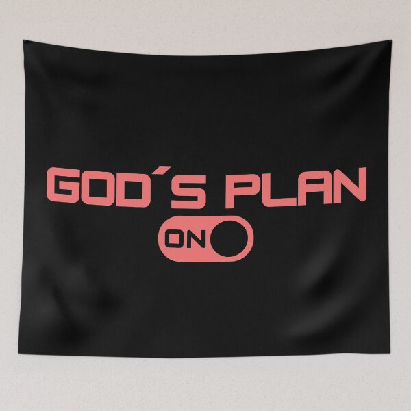 Item preview, God´s plan, on mode, motivational designed and sold by MoriaStore.