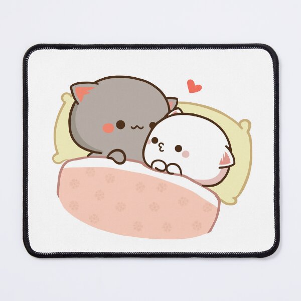 Item preview, Mochi Peach goma cat sleeping designed and sold by ThePurplePrints.