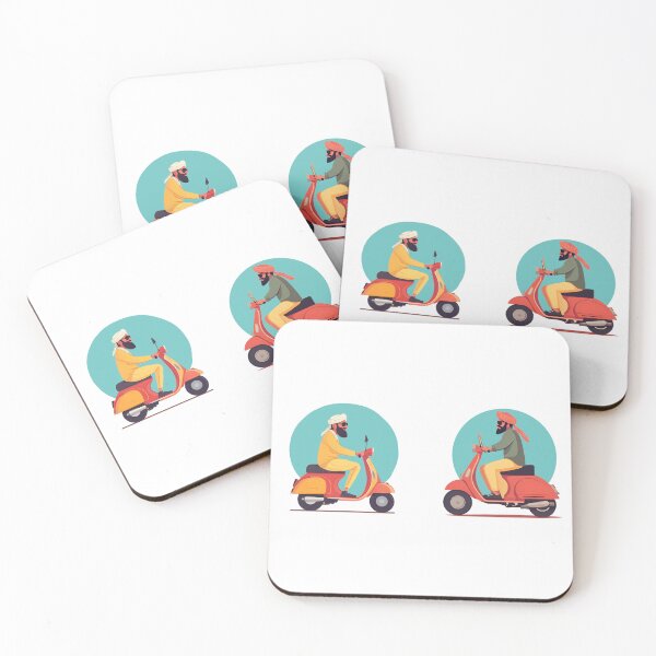 Item preview, two man and vintage scooters designed and sold by wonderisland.