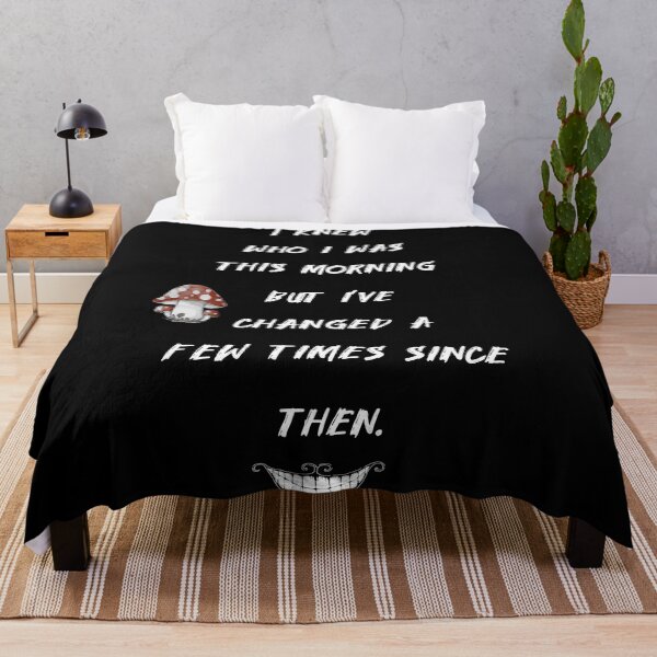 Item preview, I Knew Who I Was - Alice in Wonderland Quote designed and sold by maryedenoa.