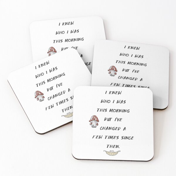 Item preview, I Knew Who I Was - Alice in Wonderland Quote designed and sold by maryedenoa.