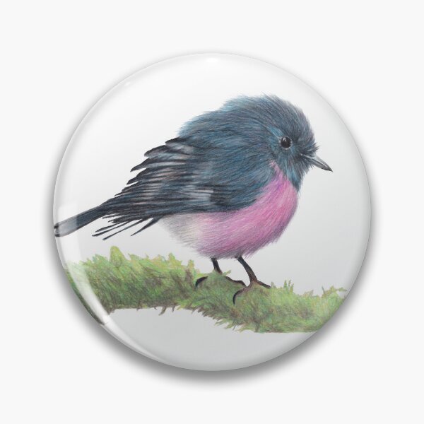 Item preview, Pink robin designed and sold by Hildegunn Hodne.