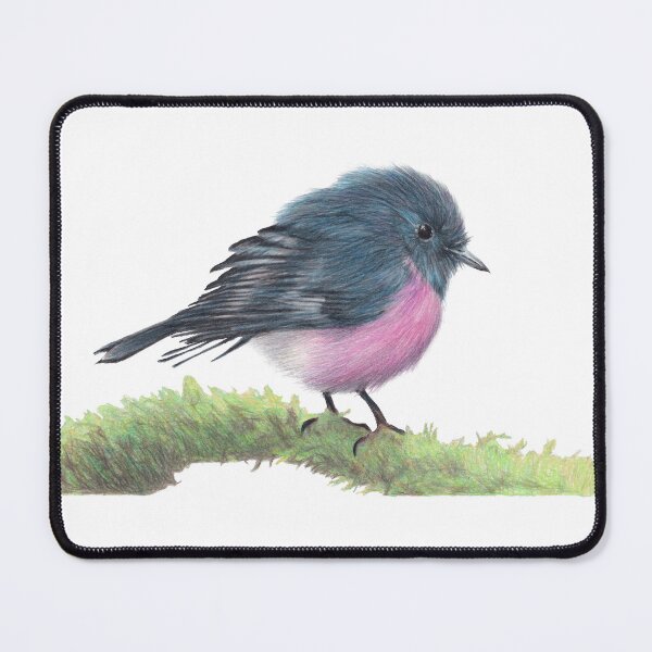 Item preview, Pink robin designed and sold by Hildegunn Hodne.