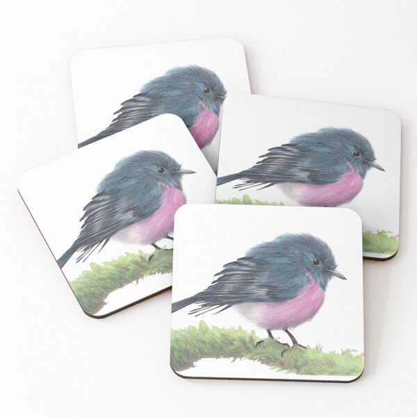 Item preview, Pink robin designed and sold by Hildegunn Hodne.