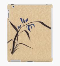 'Morning Orchids' Sumi-e ink wash painting iPad Case/Skin