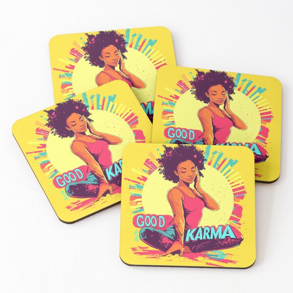 Item preview, Yellow Good Karma Graphic Design designed and sold by Artbyminga.