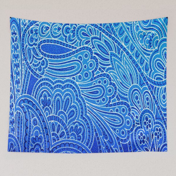 Item preview, Blue Embossed Leather designed and sold by FunWithChemo.